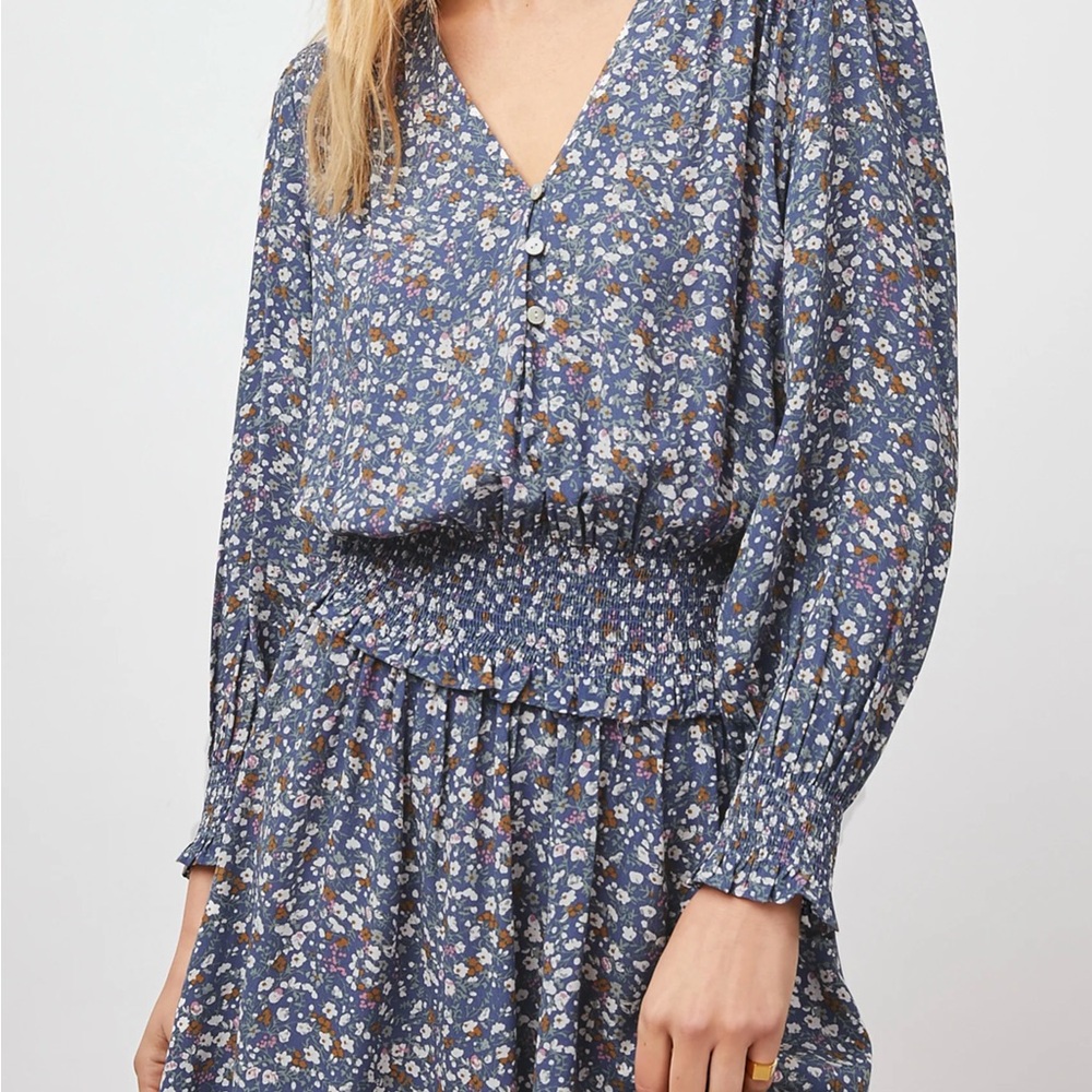 Rails Zana Dress in Blue Ditsy Floral